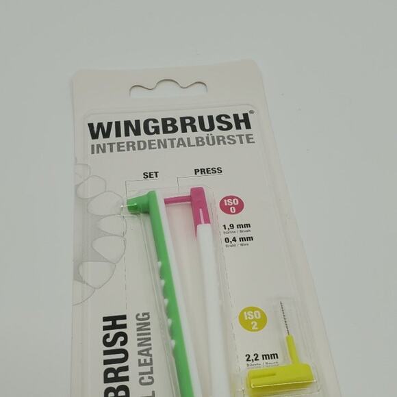 Wingbrush Interdental Brush with ISO 0 XS Refills KICKSTARTER Teeth Flosser New - Picture 2 of 10